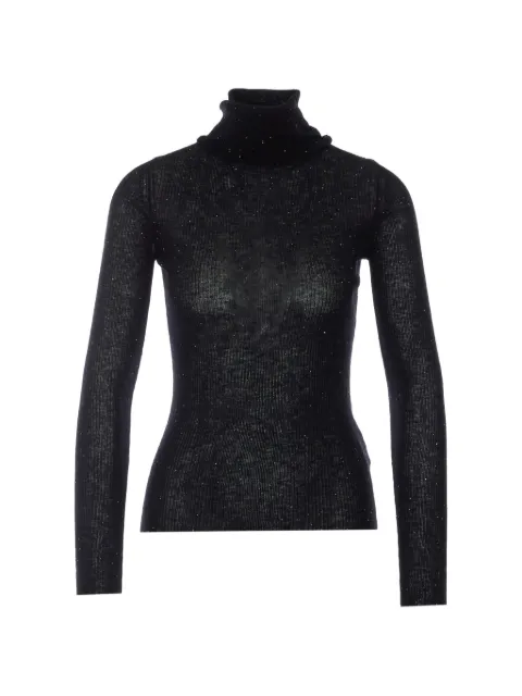 Ele sequin-embellished ribbed-knit sweater