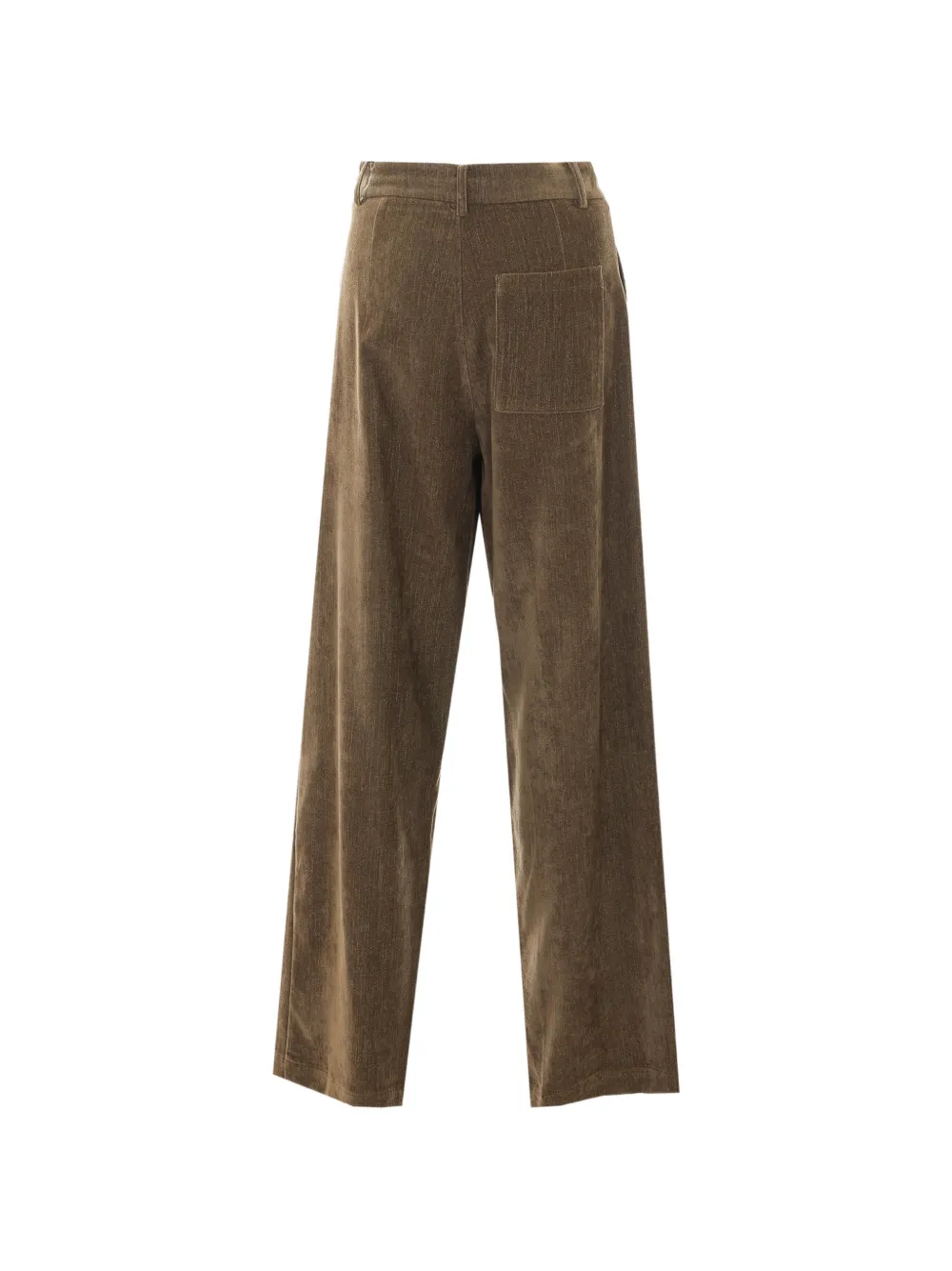 Eleh pleated wide-leg trousers Bruin