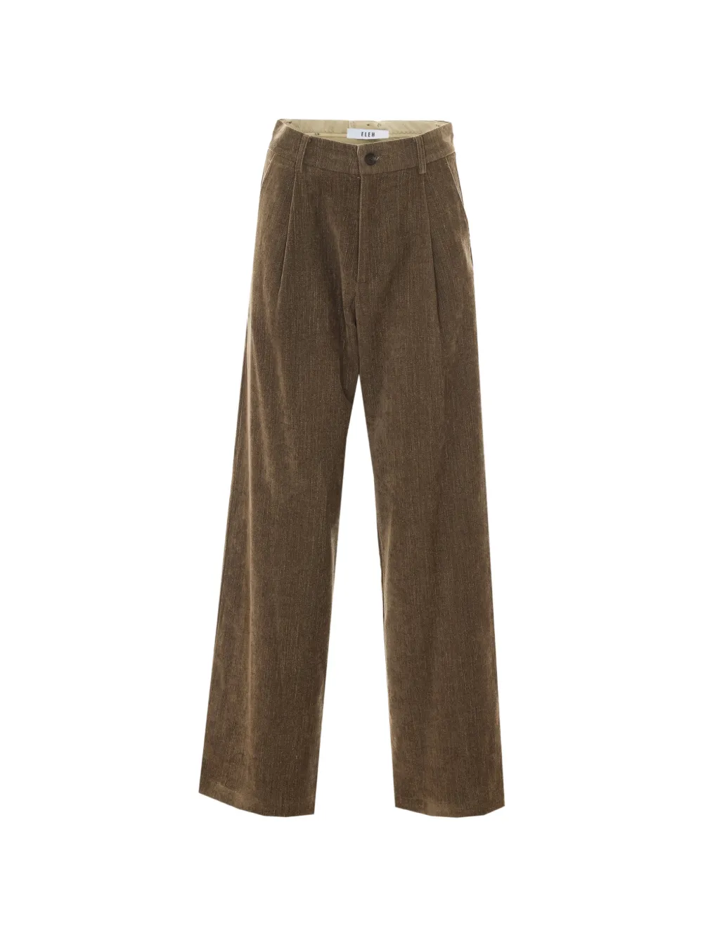 Eleh pleated wide-leg trousers Bruin