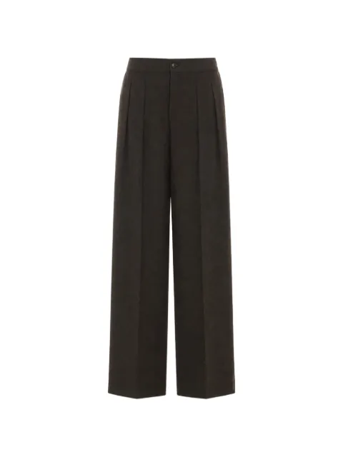 Eleh pleated wide-leg trousers