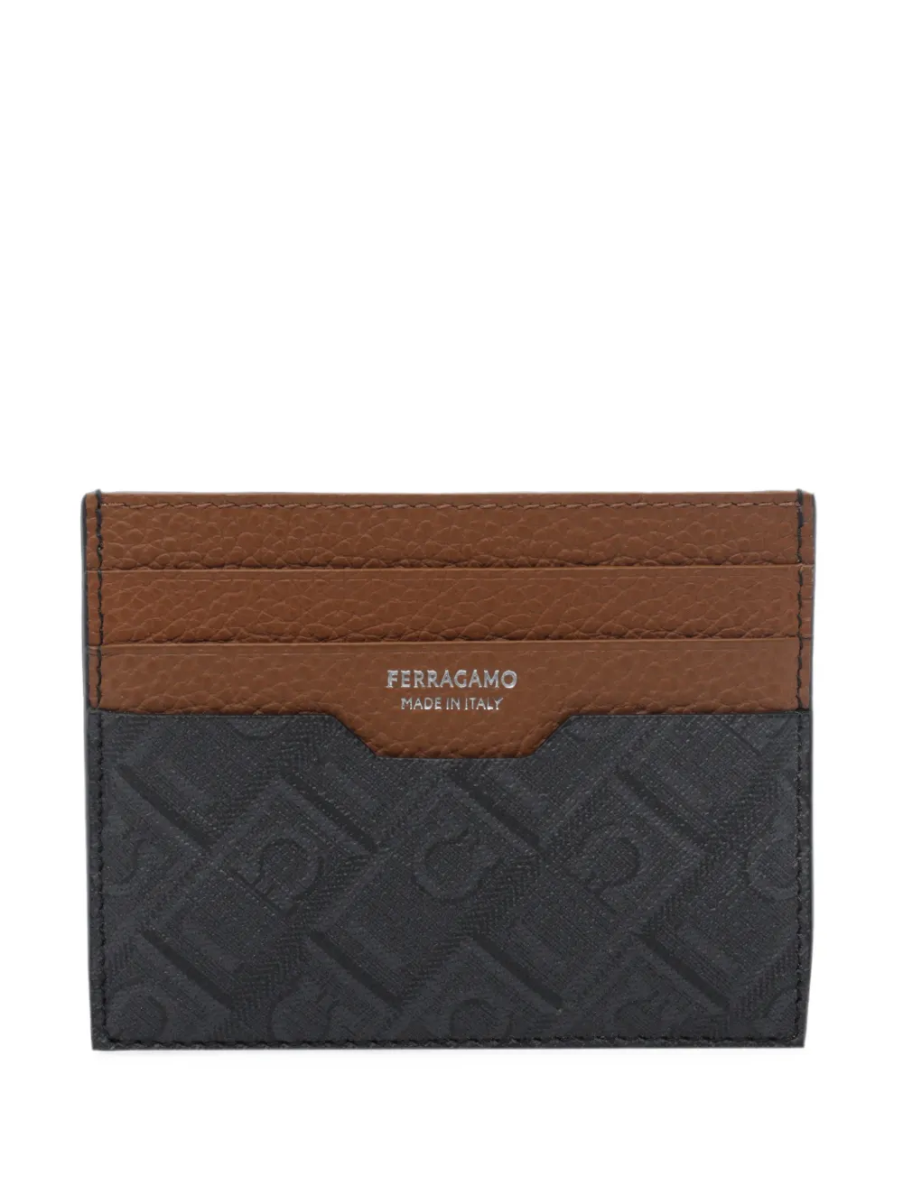 Ferragamo Ferragamo monogram credit card holder - Nero