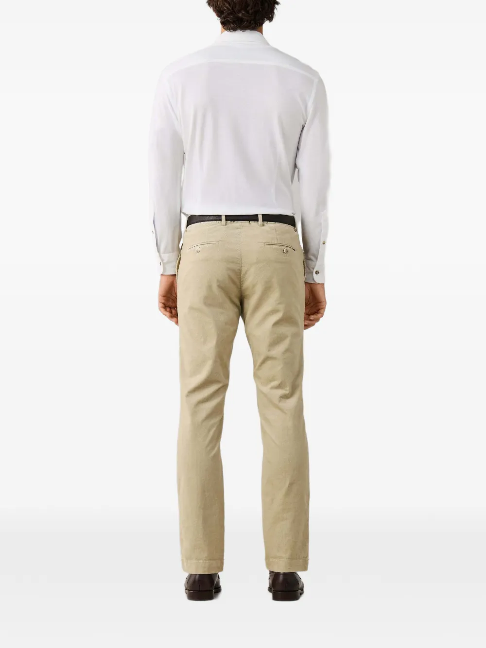 Hackett London Kensington ribfluwelen broek Beige