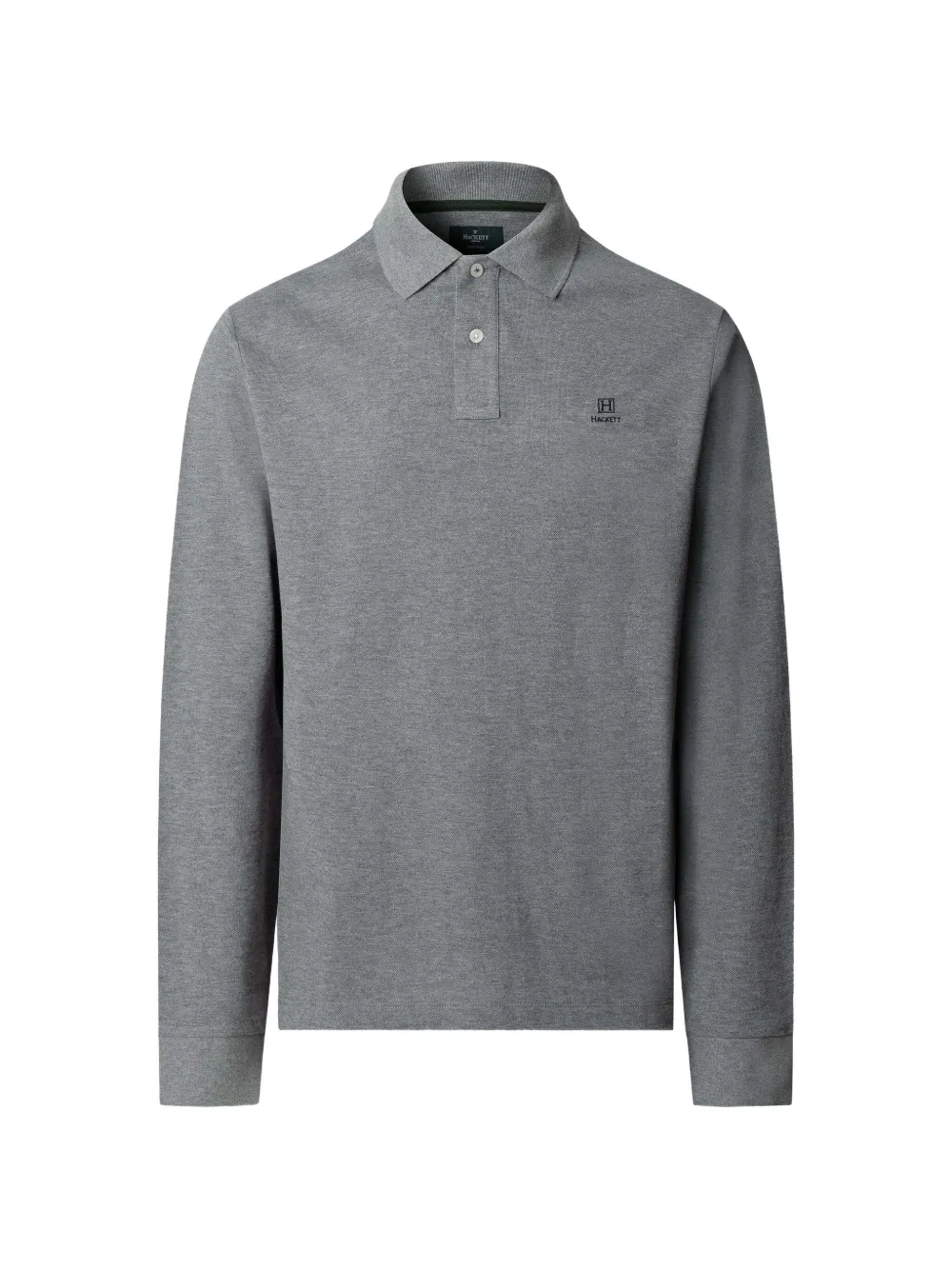 Hackett London Heritage long-sleeve polo shirt - Grigio