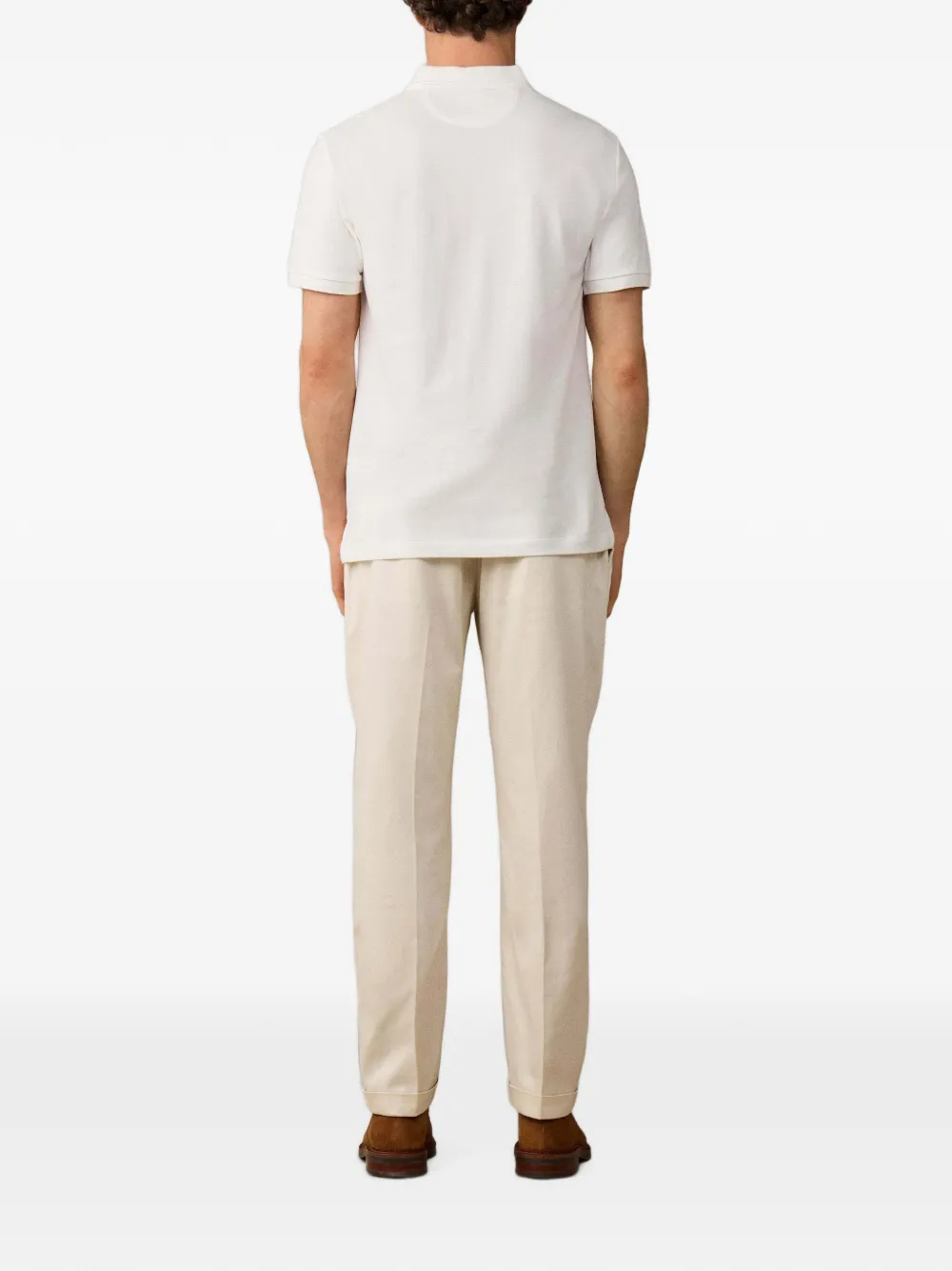 Hackett London Heritage poloshirt met korte mouwen Wit