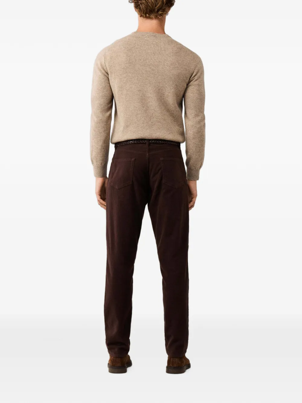 Hackett London Trinity broek van moleskin Bruin