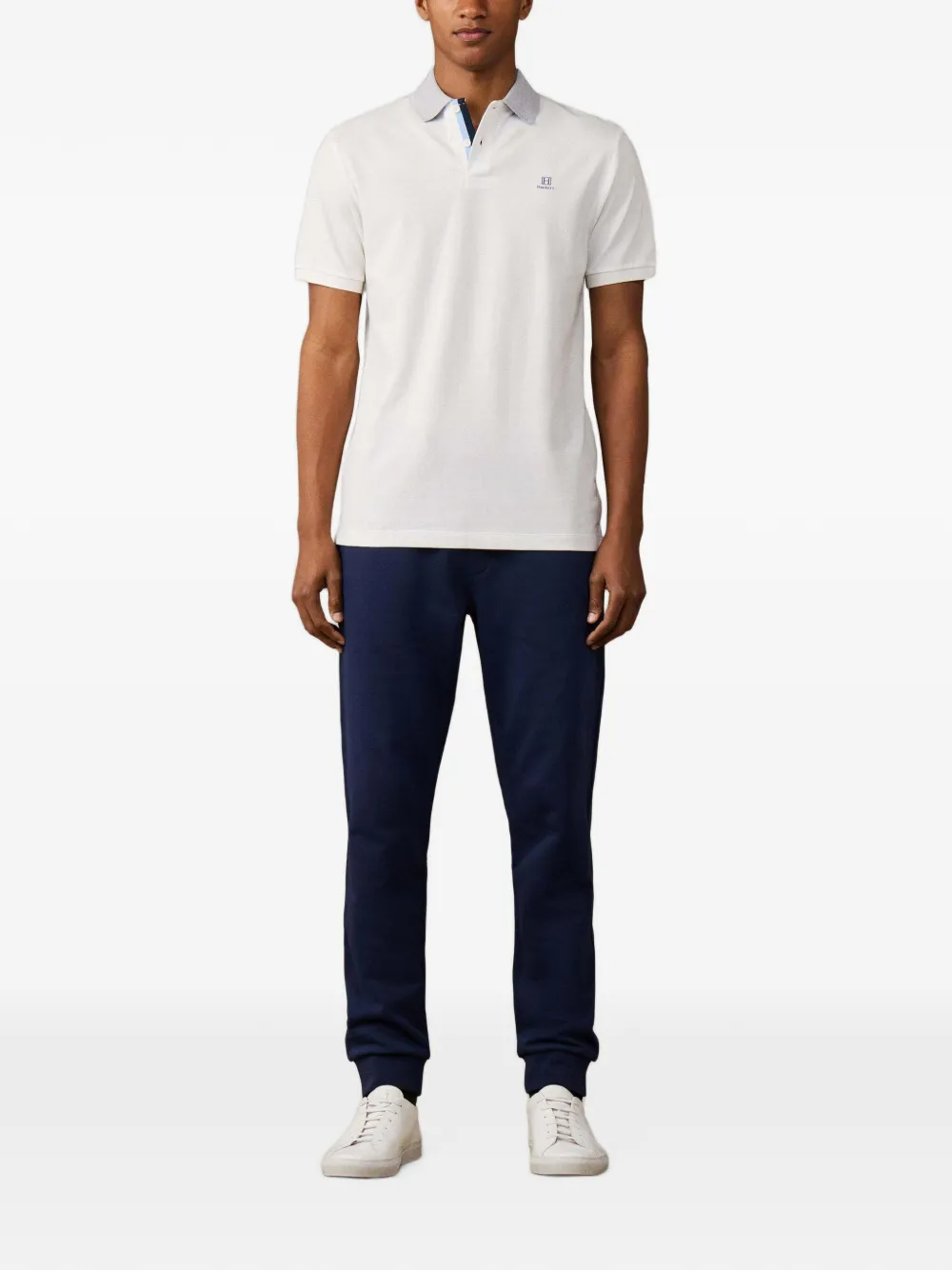 Hackett London Heritage poloshirt met korte mouwen Wit