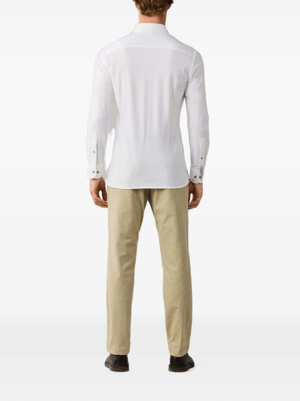 Hackett London Overhemd met lange mouwen Wit