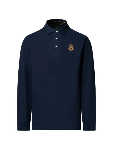 Hackett London polo Heritage Crest de manga larga