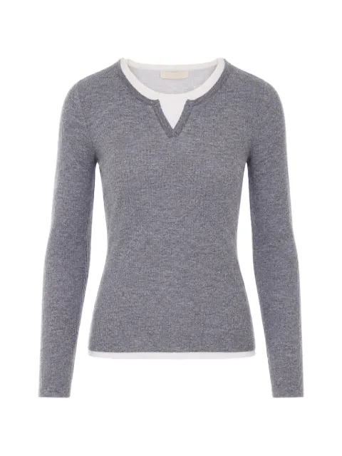 Eleh sequin-embellished layered-effect T-shirt