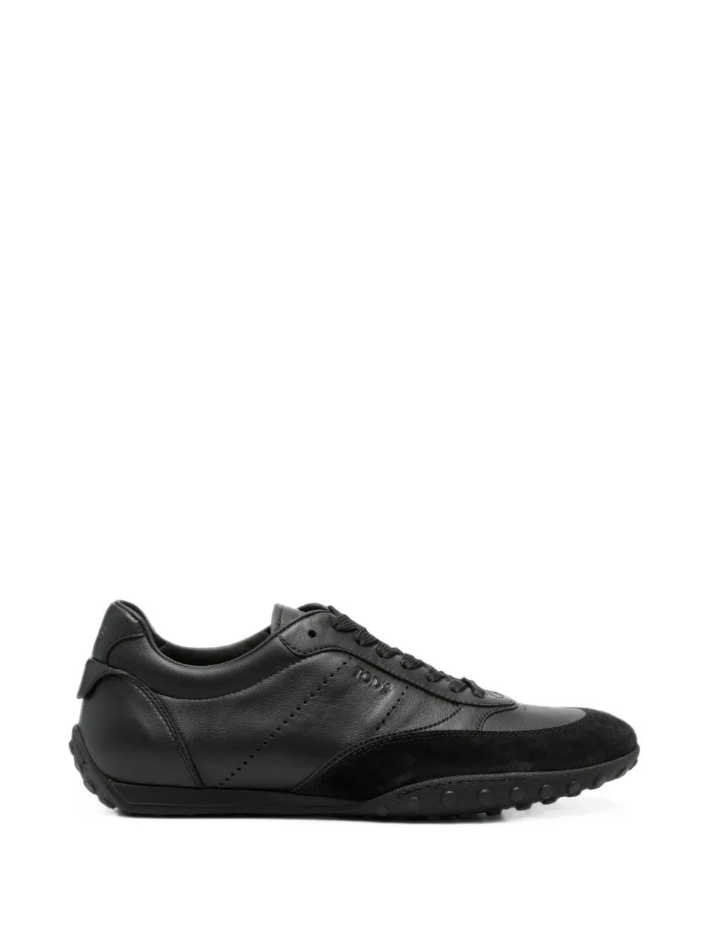 Tod's suede-panelled Gommino sneakers Zwart