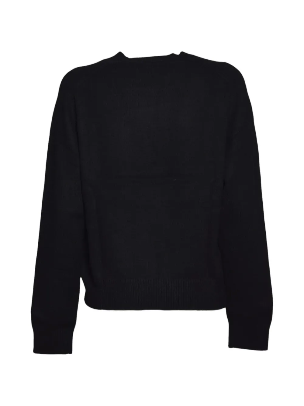 Diesel Kids Oval-D embroidered sweater Zwart