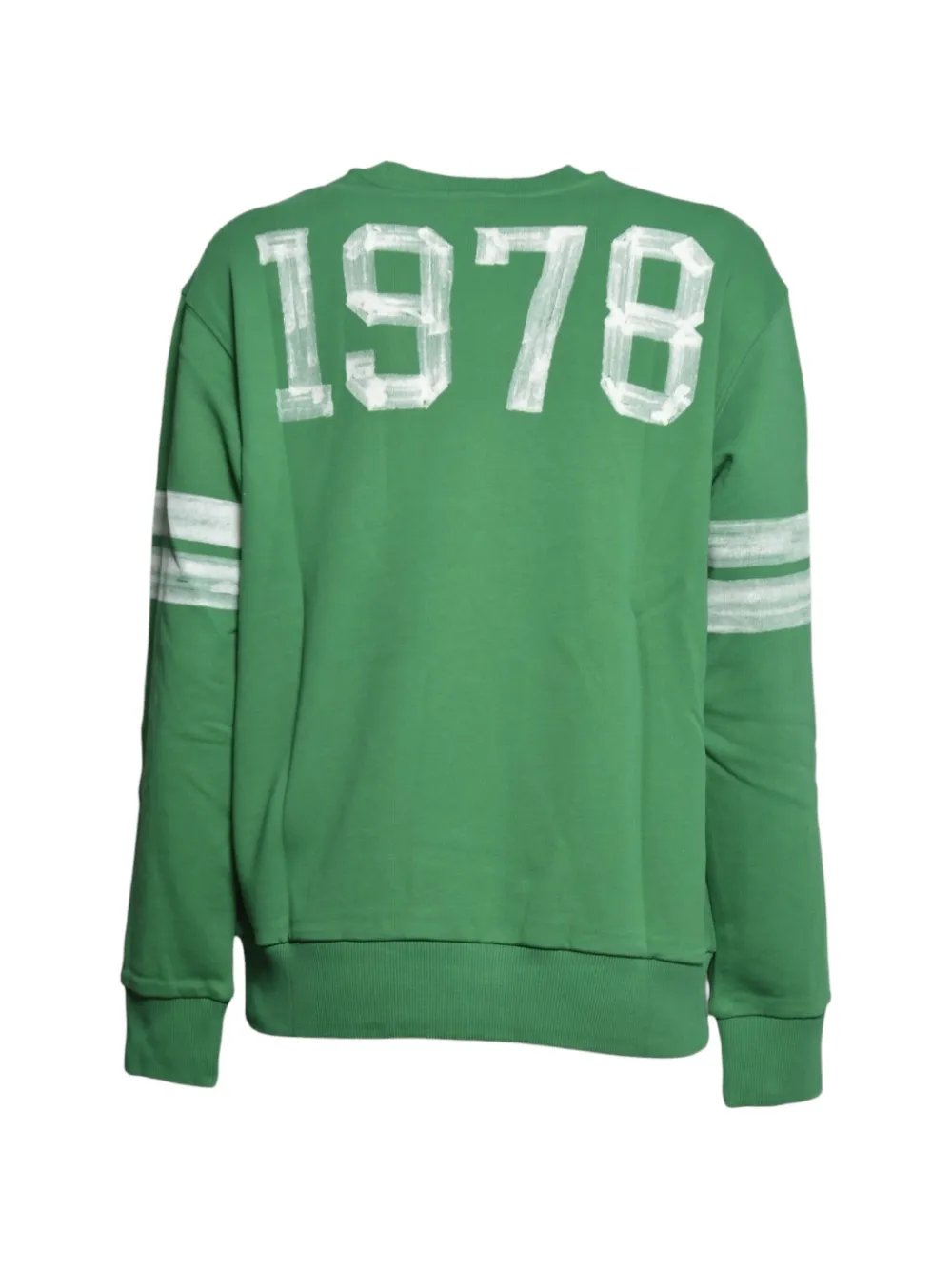 Diesel Kids Sweater met logoprint Groen