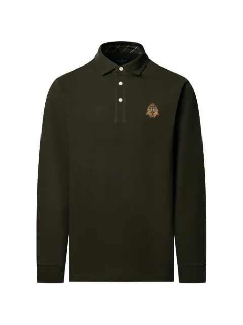 Hackett London Heritage Crest long-sleeve polo shirt