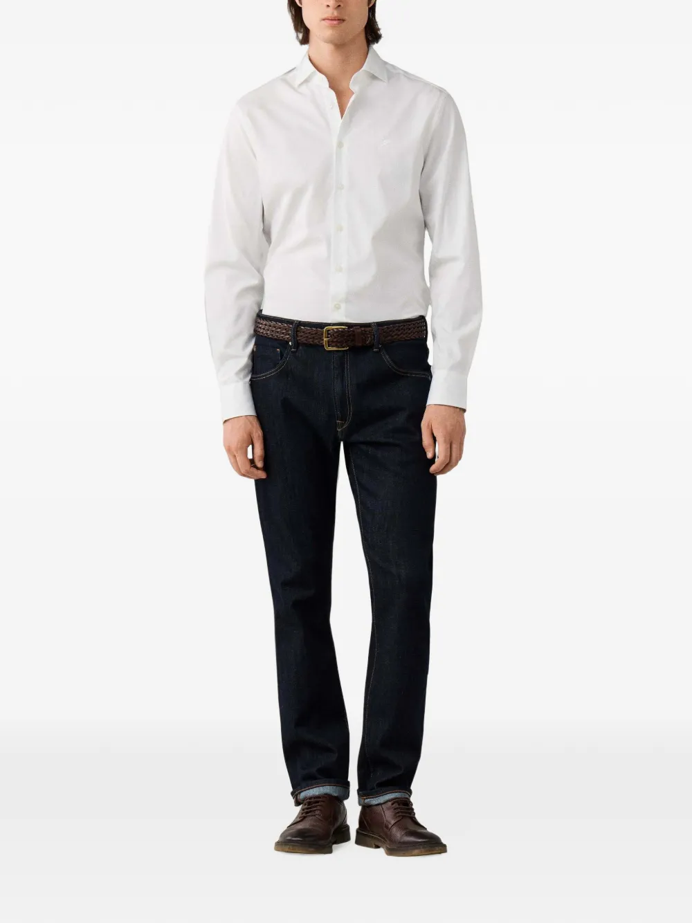 Hackett London Kent overhemd Wit