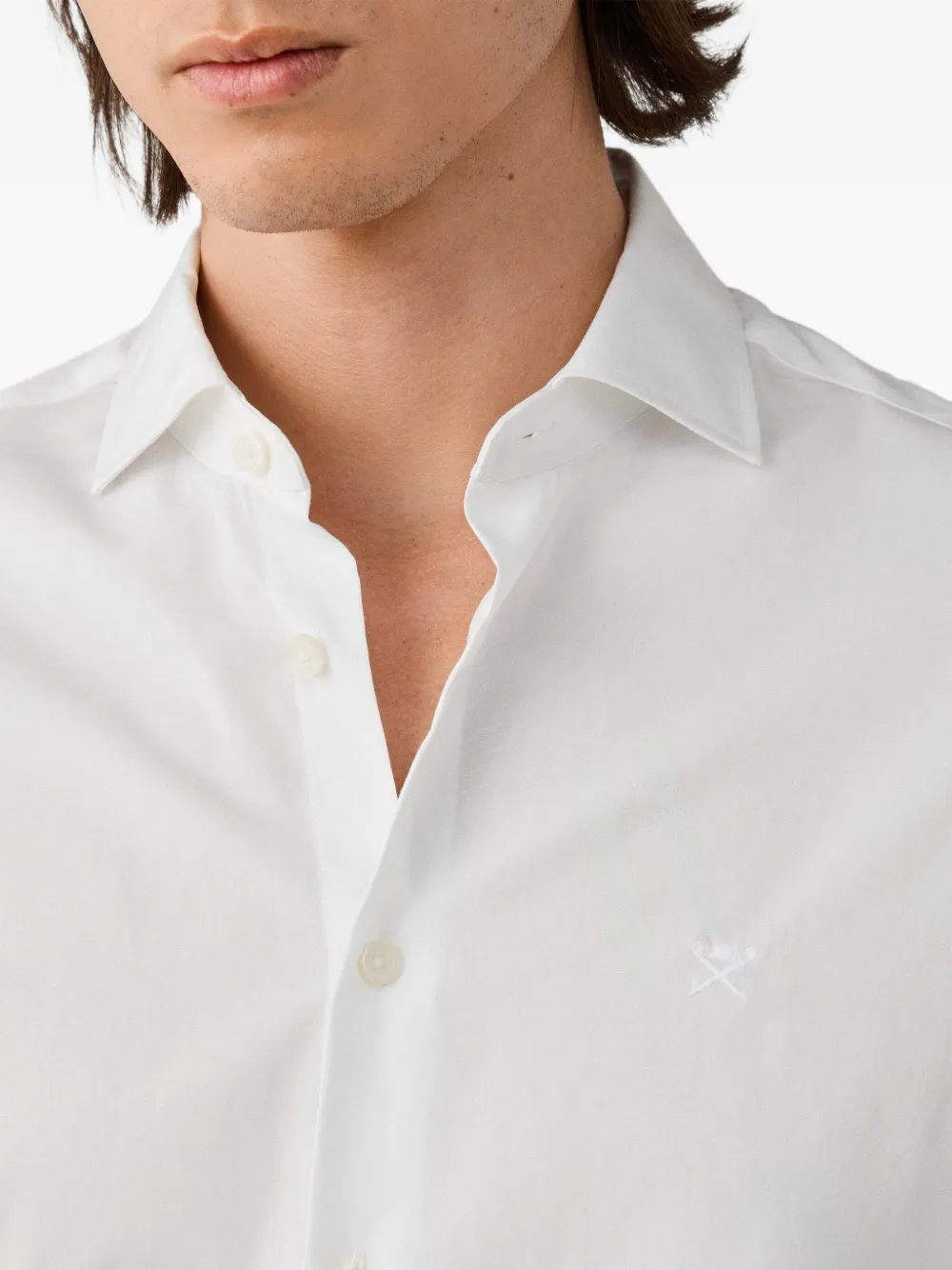 Hackett London Kent overhemd Wit