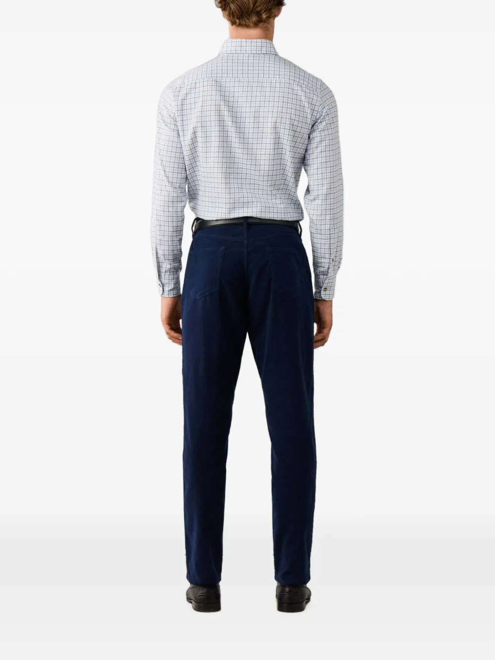 Hackett London Trinity broek van moleskin Blauw