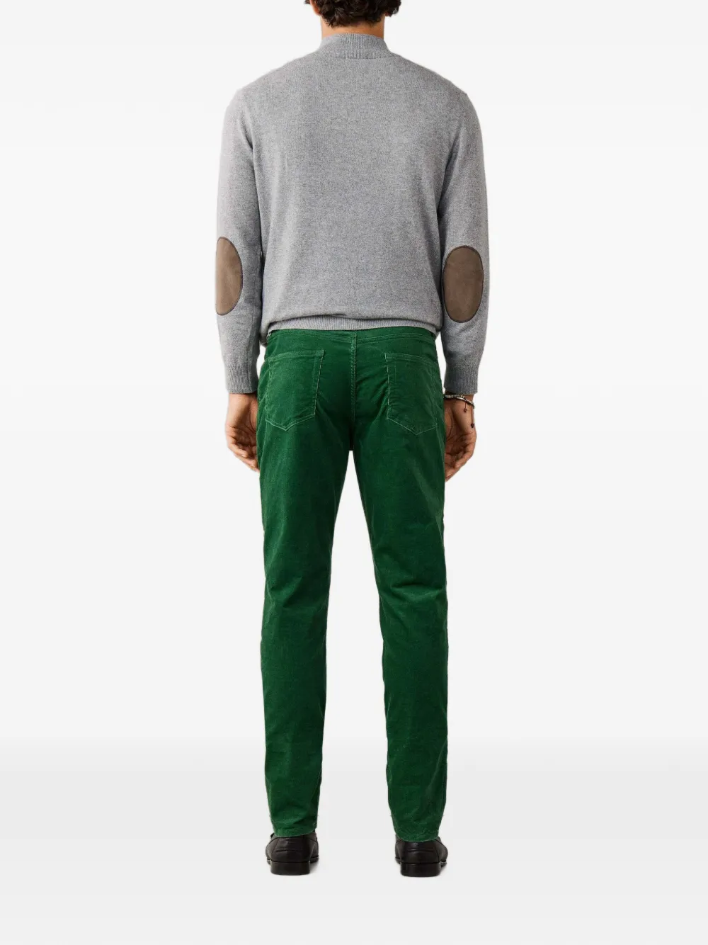 Hackett London Trinity ribfluwelen broek Groen