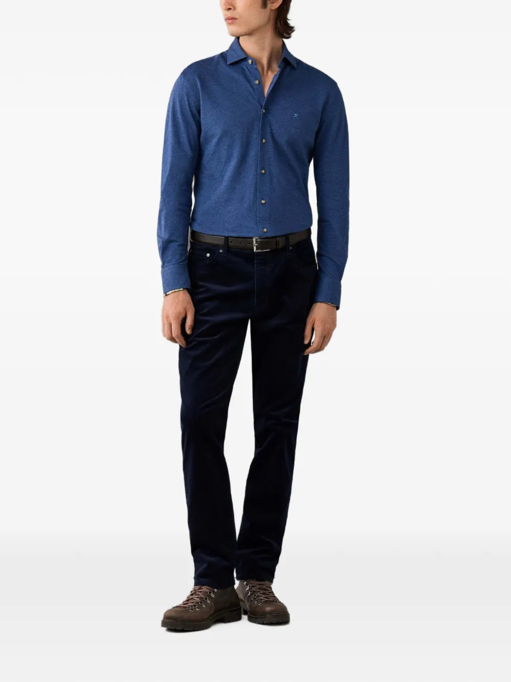 Hackett London Button-up overhemd Blauw