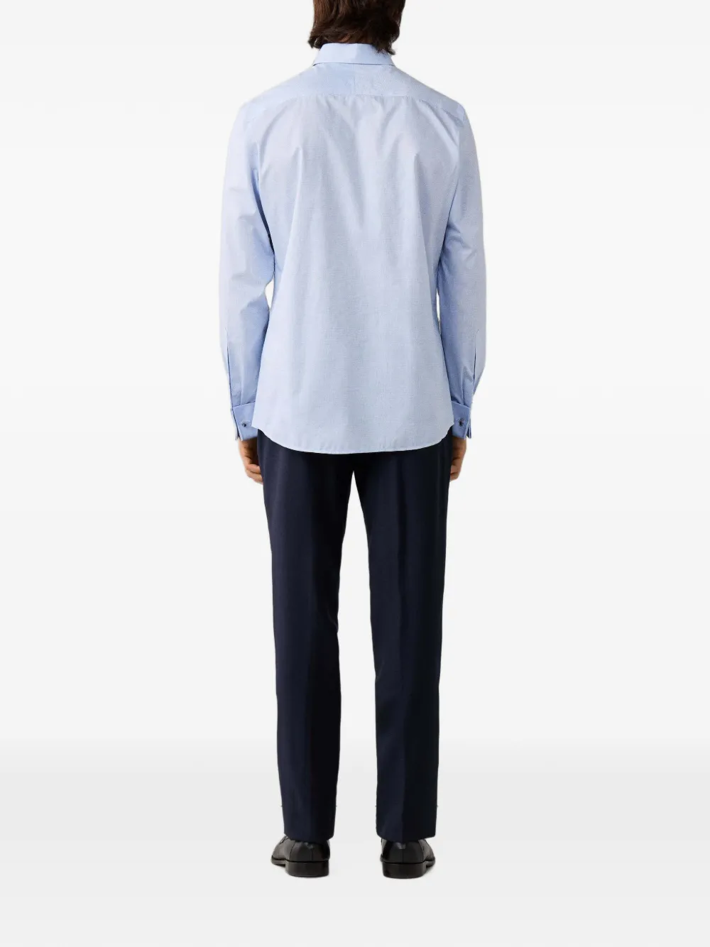 Hackett London Geruit overhemd Blauw
