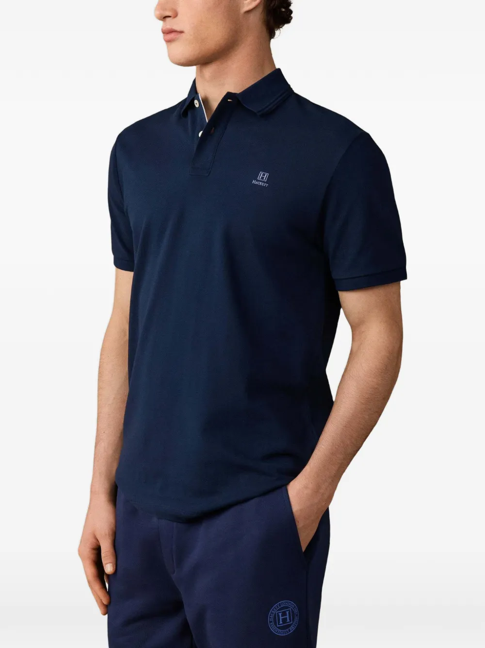 Hackett London Heritage poloshirt met korte mouwen Blauw
