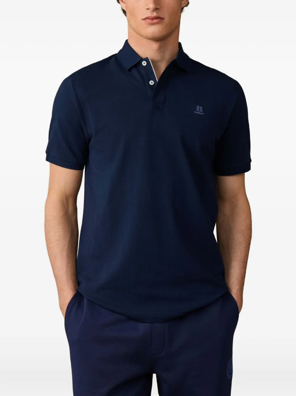 Hackett London Polo Heritage a maniche corte - Blu