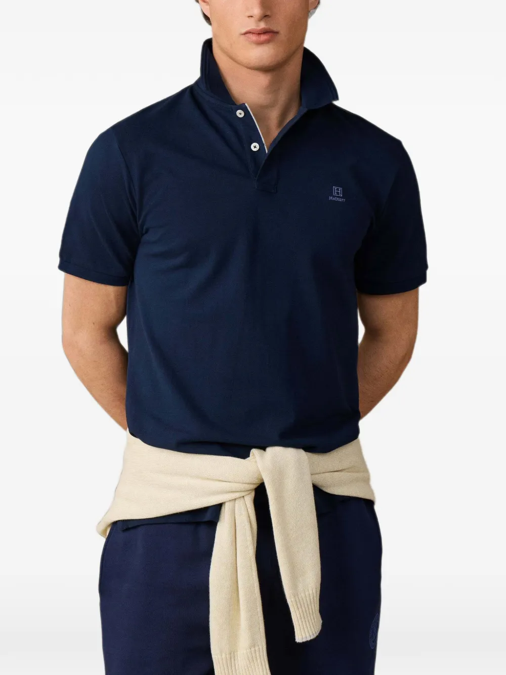 Hackett London Heritage poloshirt met korte mouwen Blauw