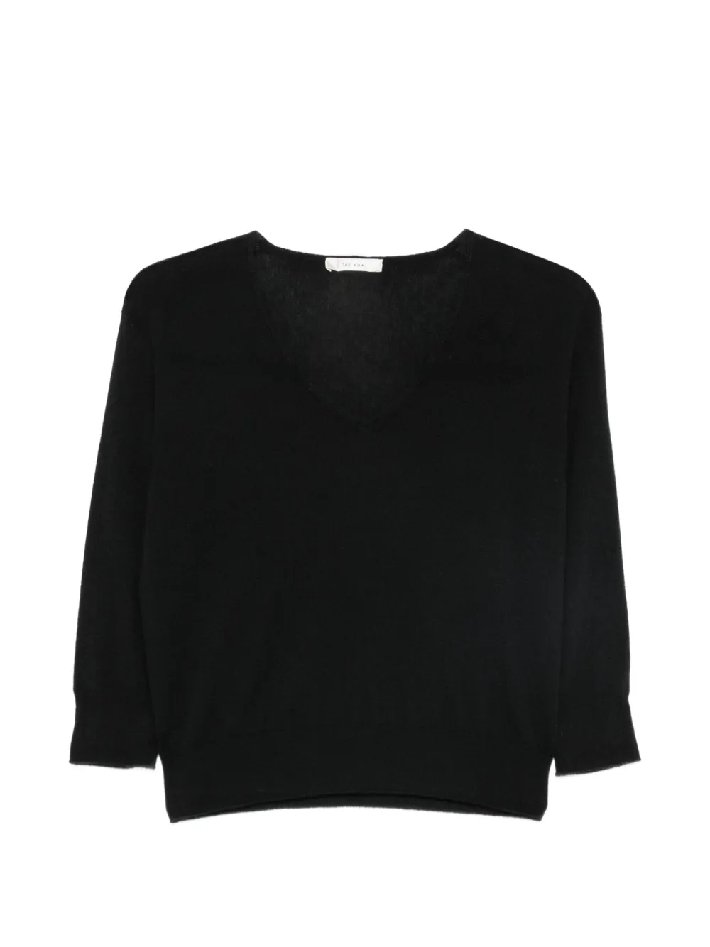 The Row Orchidea V-neck sweater - Nero