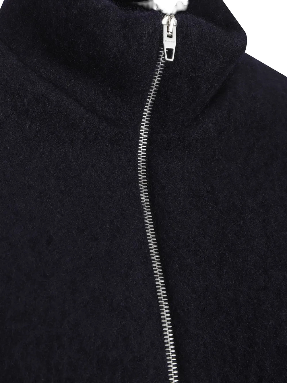 Jil Sander Trui met hoge hals en rits Blauw