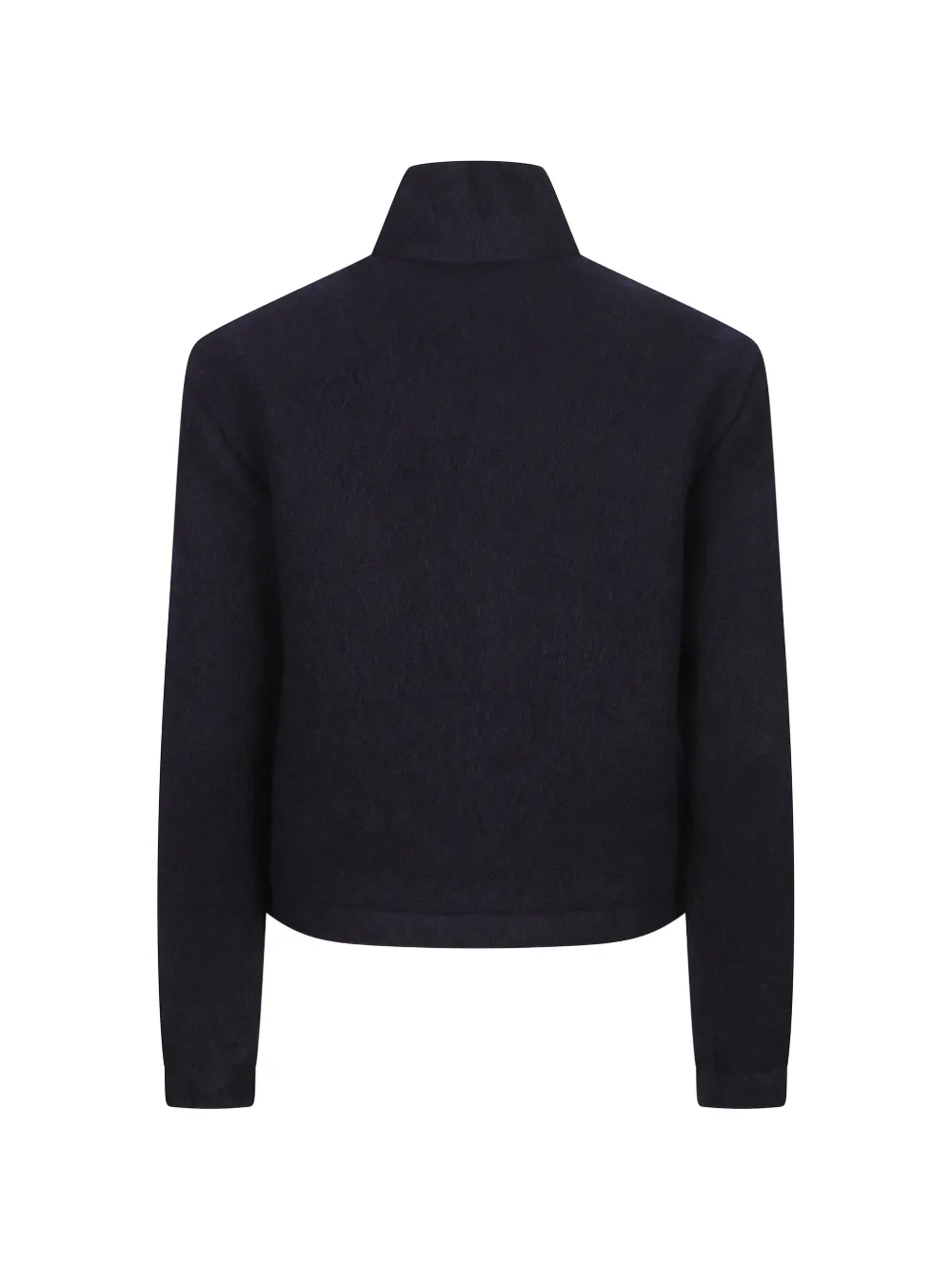 Jil Sander Trui met hoge hals en rits Blauw