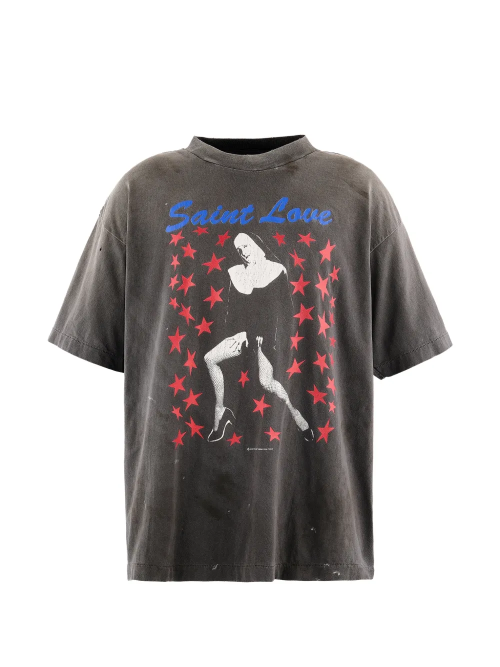 SAINT MXXXXXX Saint Love graphic-print T-shirt - Nero