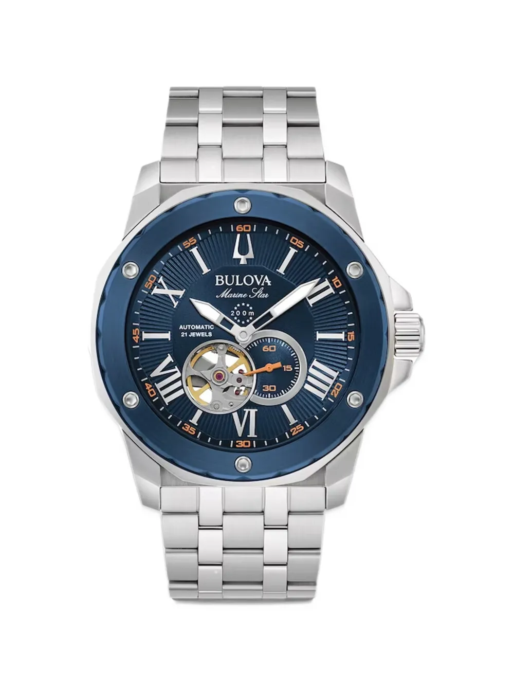 Bulova Marine Star 44mm watch - Blu