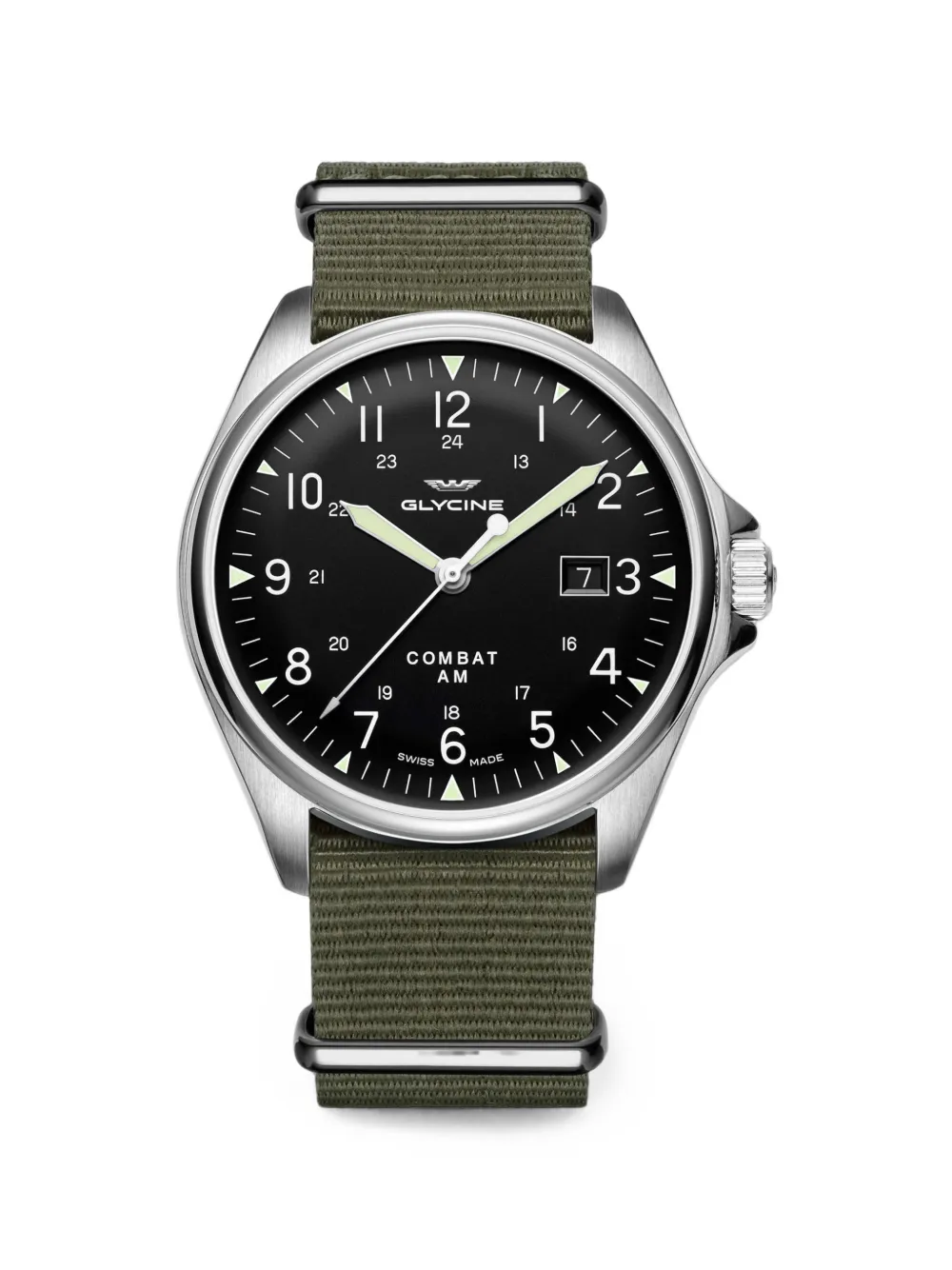 Glycine Combat 6 43mm watch - Nero