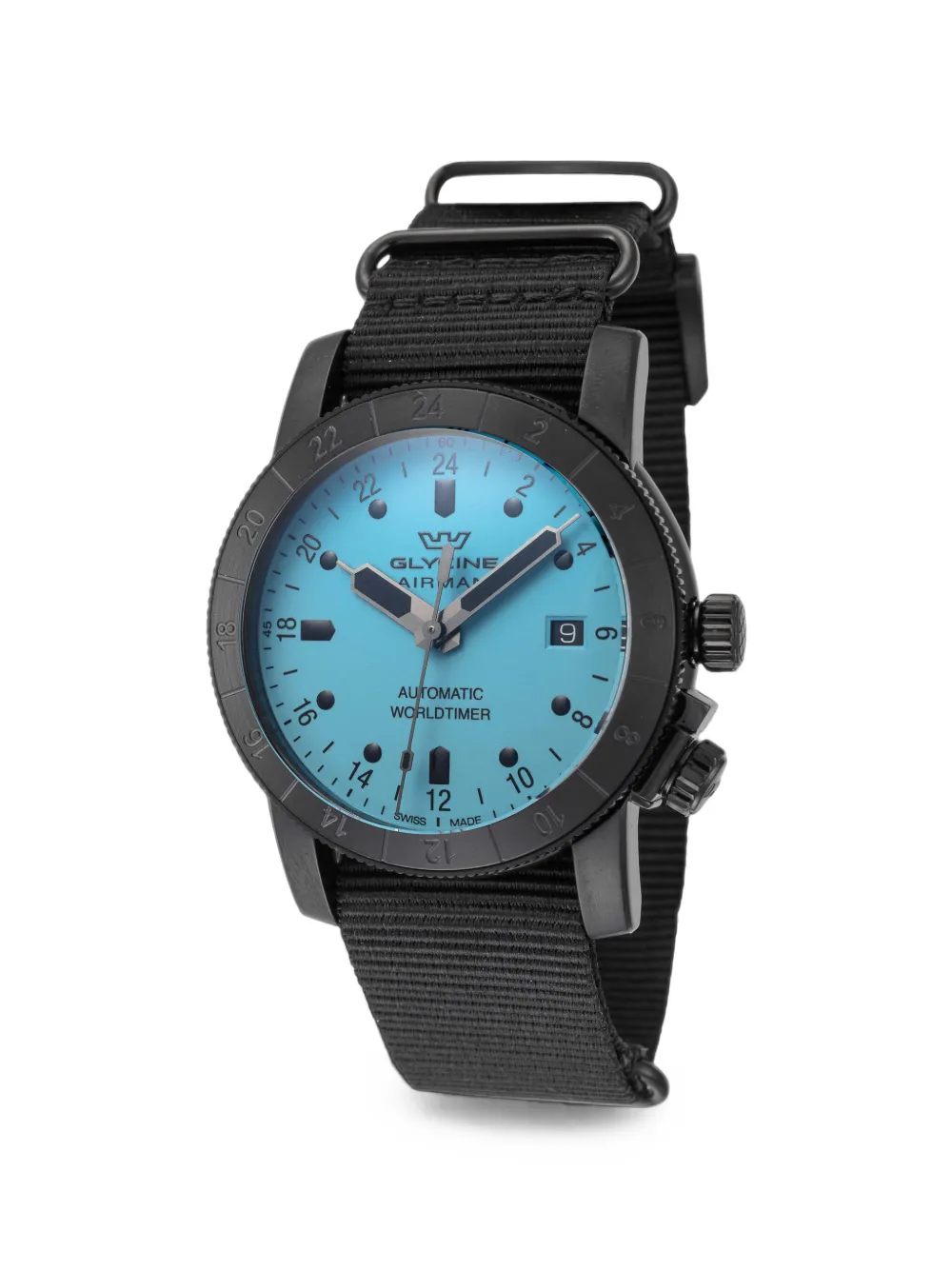 Glycine Airman Contemporary Purist 42mm watch - Blu