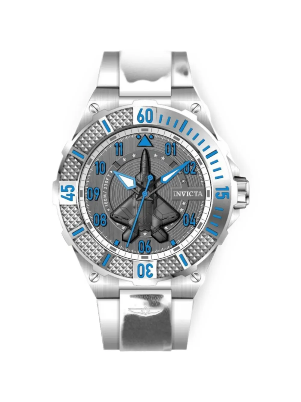 Invicta logo-detail 50mm watch - Grigio