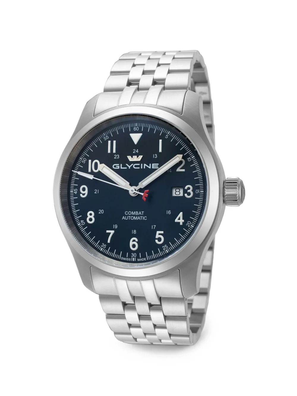 Glycine Combat Field 42mm watch - Blu