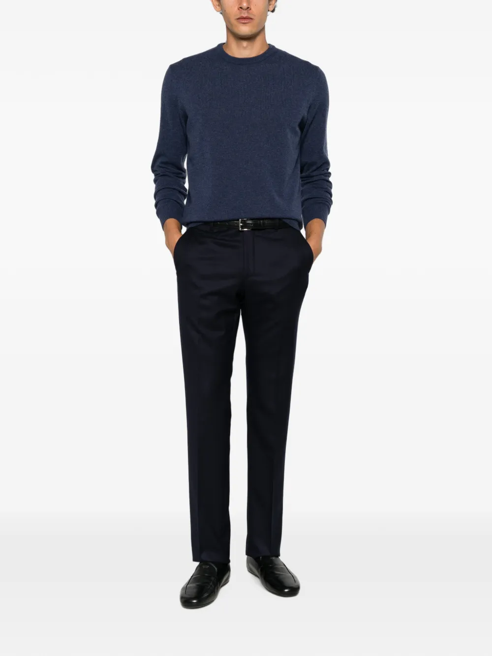 Corneliani Geplooide pantalon Blauw
