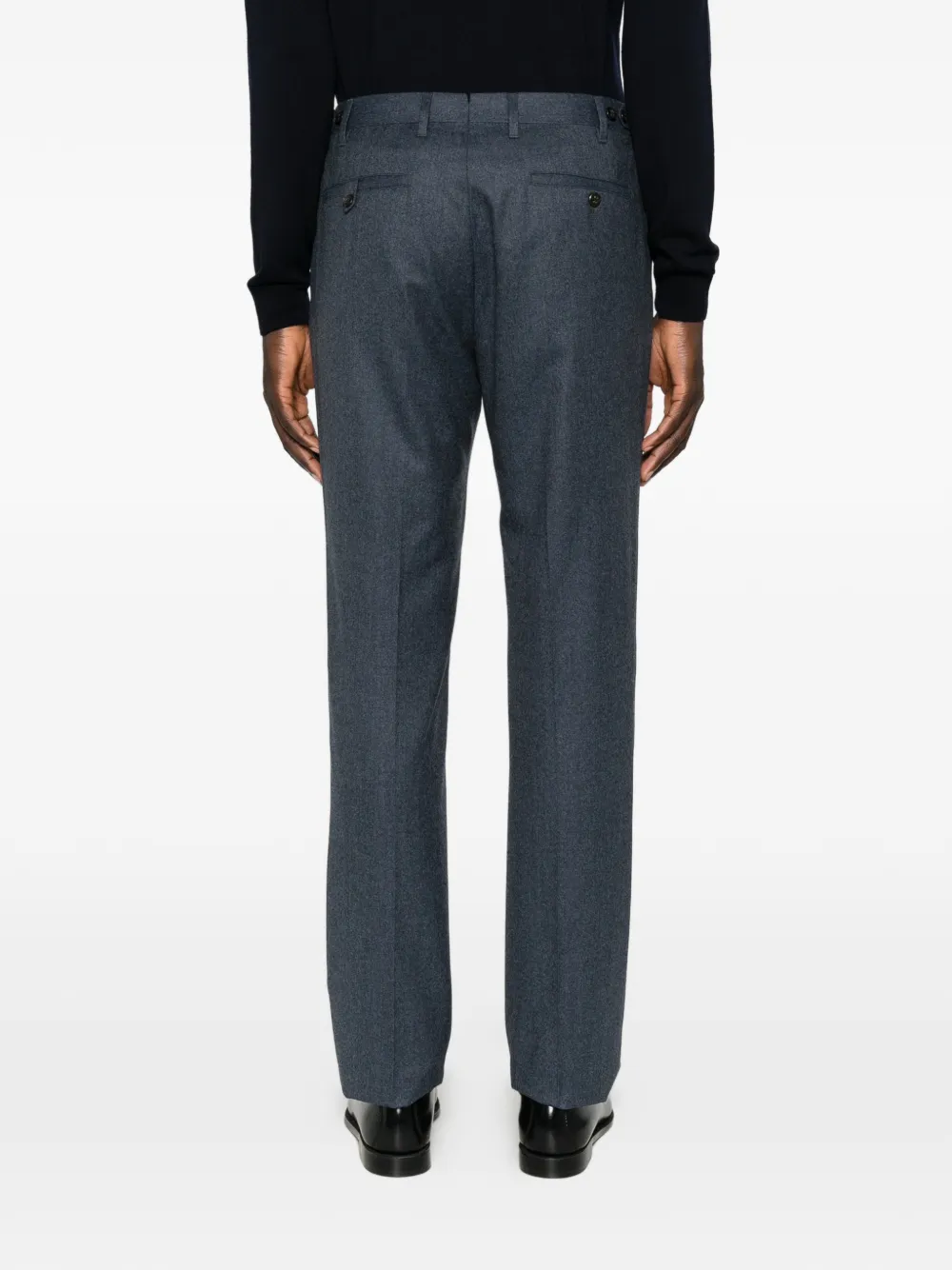 Corneliani Broek met afwerking Blauw