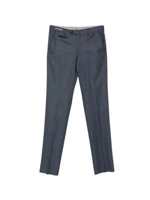 Corneliani piped-trim straight-leg trousers