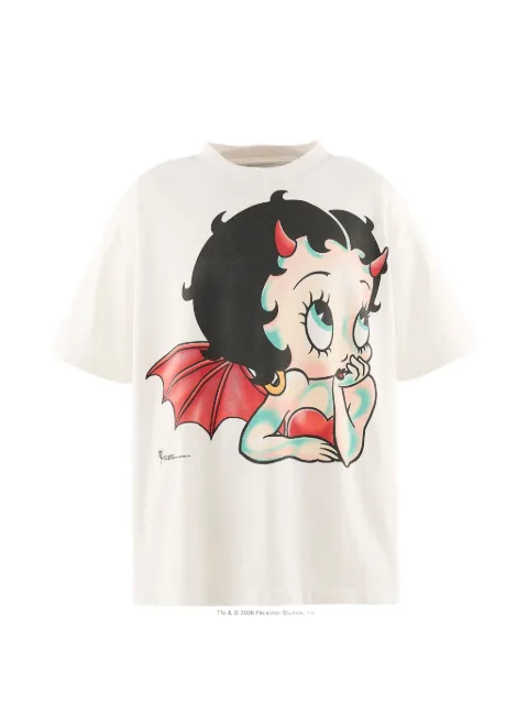 SAINT MXXXXXX camiseta con estampado de diablo de SAINT MXXXXXX x Betty Boop