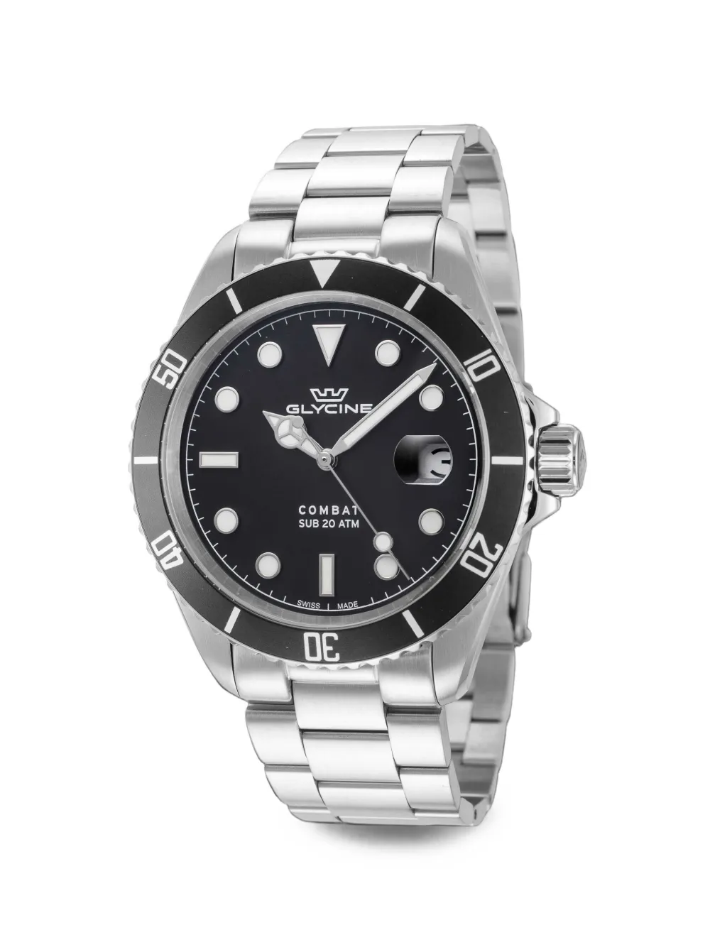 Glycine Combat Sub 40mm watch - Nero