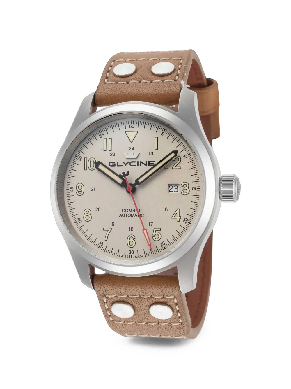 Glycine Combat Field 40mm watch - Toni neutri