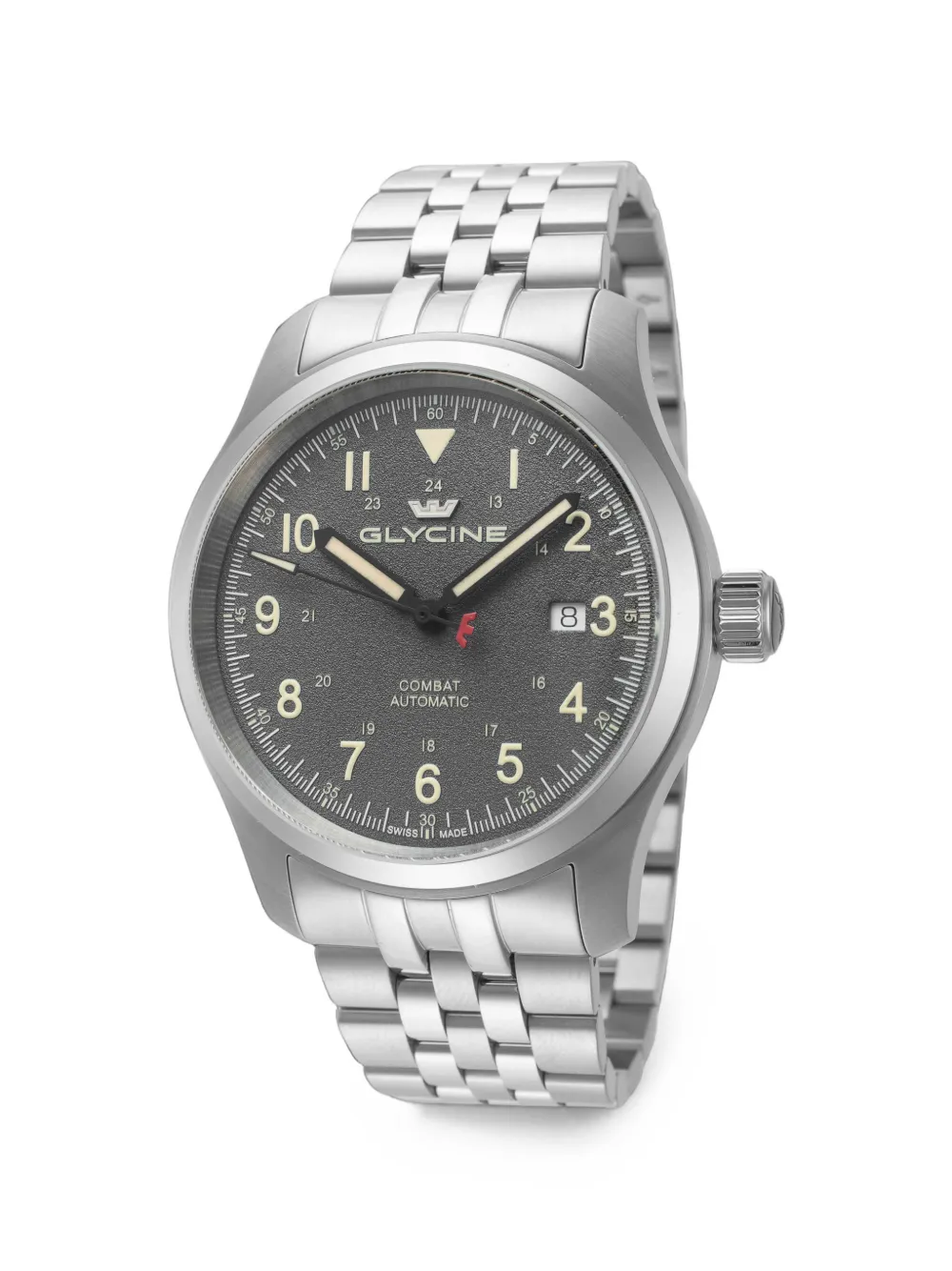 Glycine Combat Field 42mm watch - Grigio