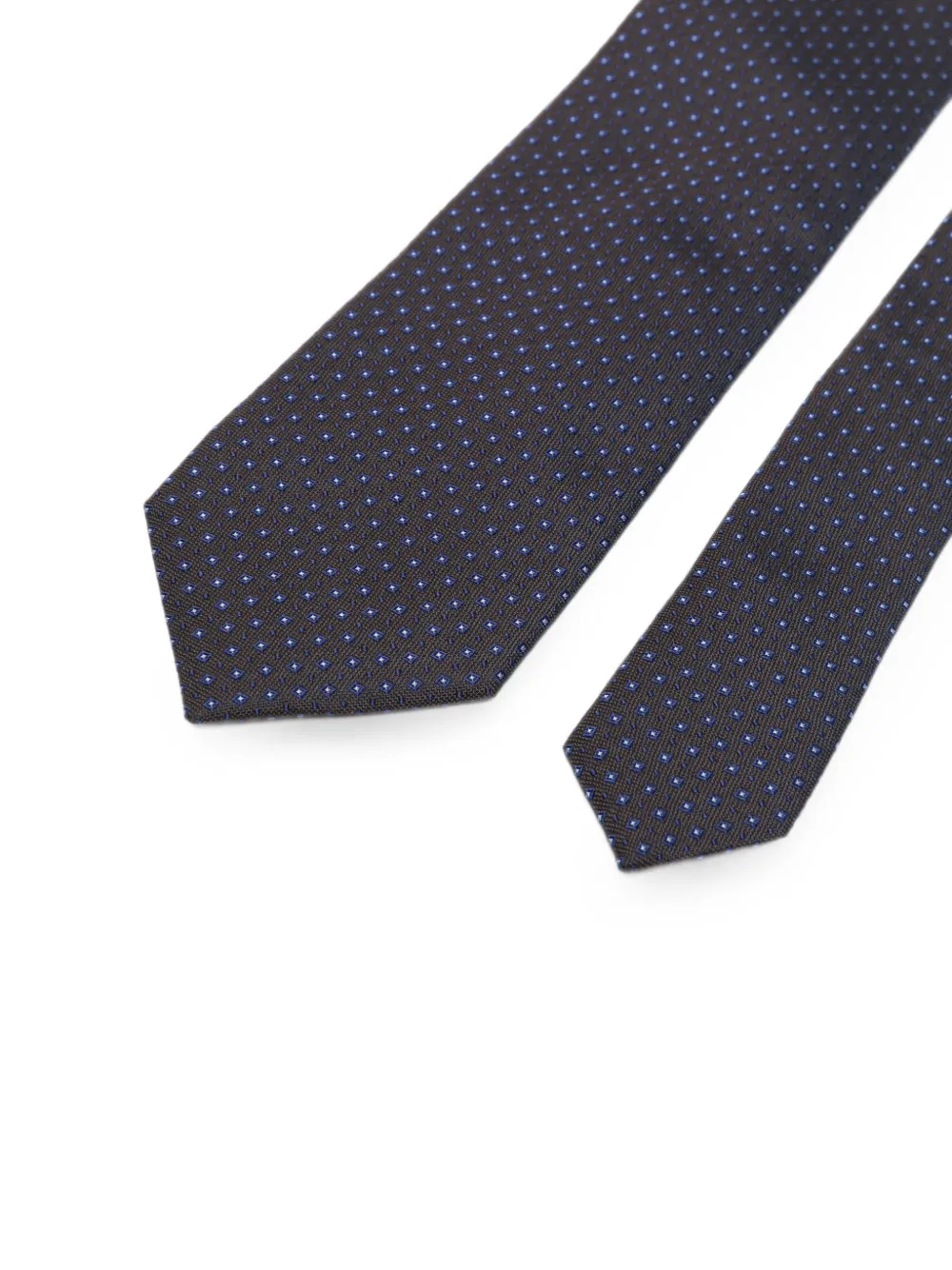 Corneliani Stropdas met geometrische print Blauw
