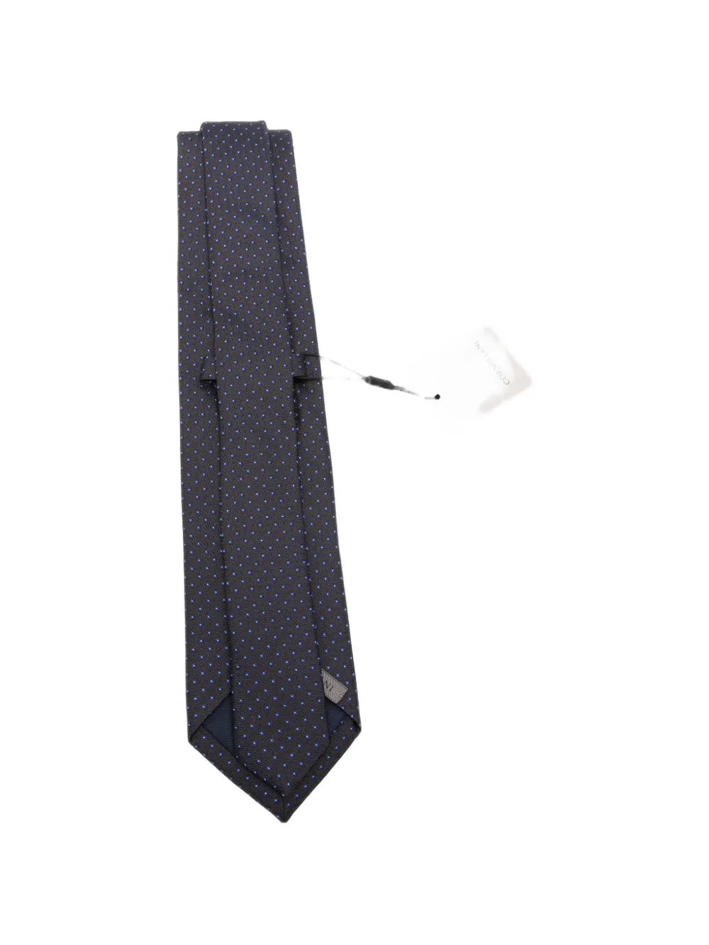 Corneliani Stropdas met geometrische print Blauw