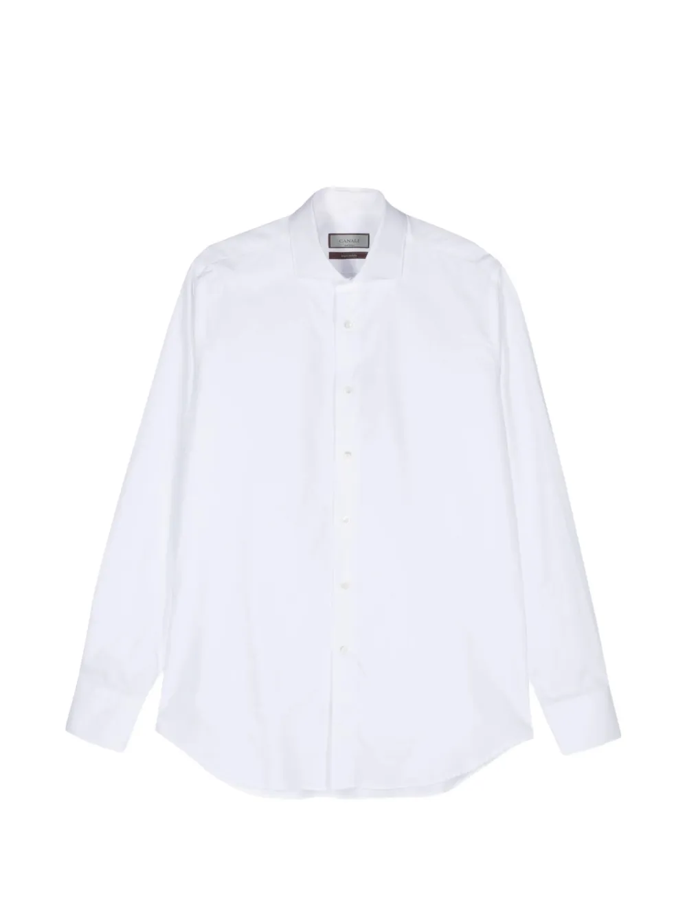 Canali Impeccabile spread-collar long-sleeve shirt - Bianco