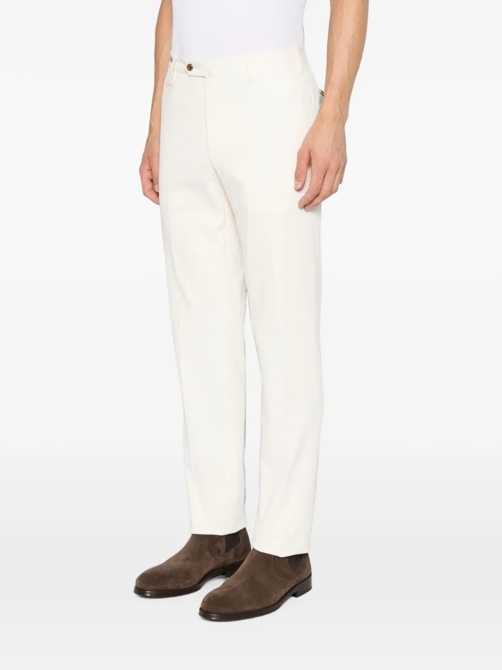 Corneliani Straight broek Beige