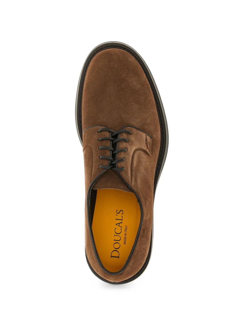 Doucal's suede round-toe Derby shoes Bruin