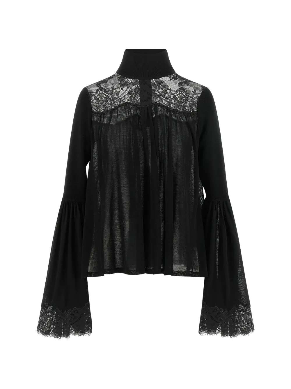 ZIMMERMANN Valiant lace blouse - Nero