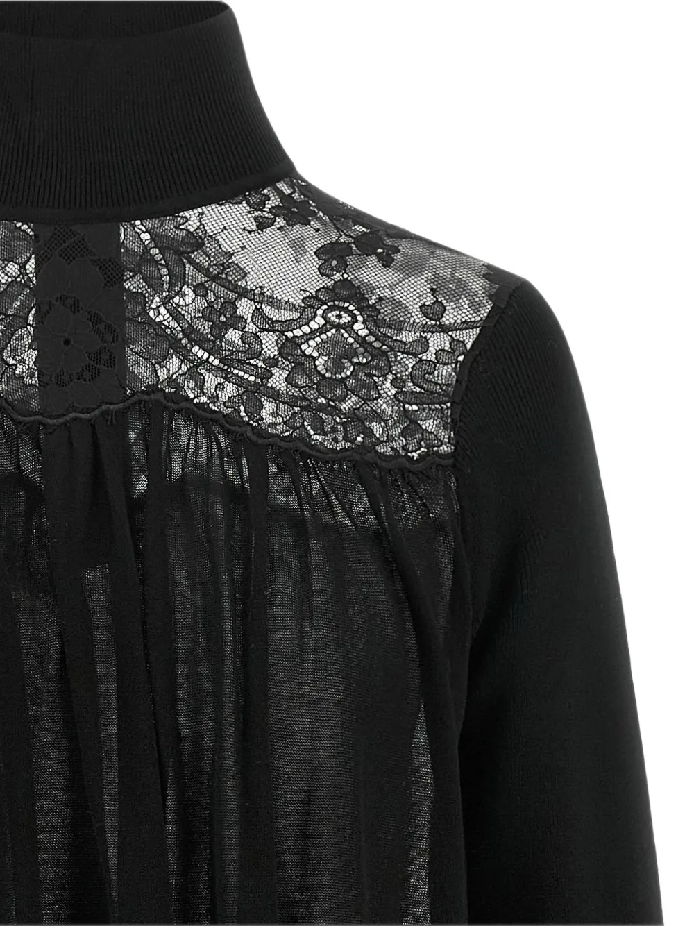 ZIMMERMANN Valiant blouse met kant Zwart