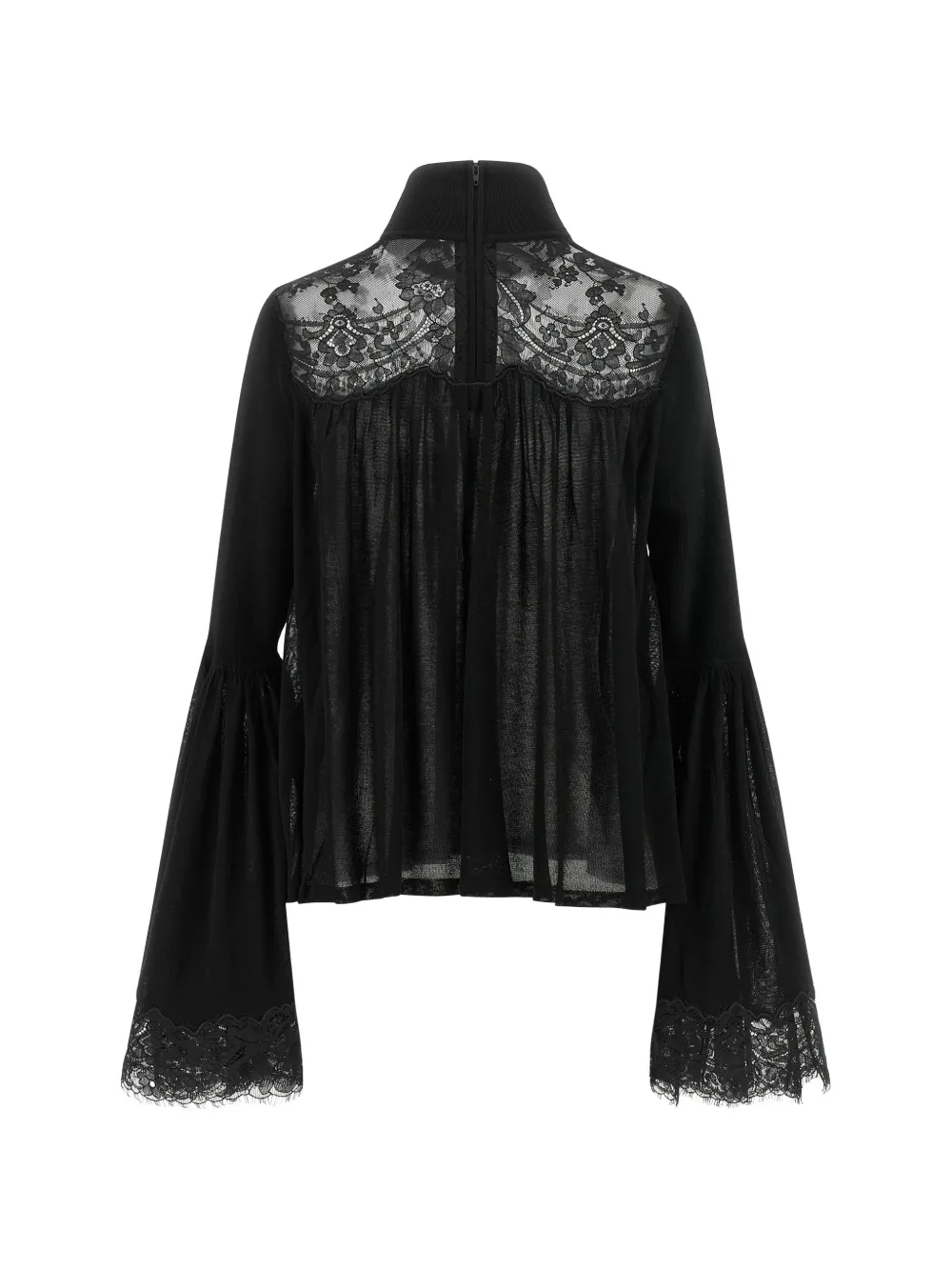 ZIMMERMANN Valiant blouse met kant Zwart